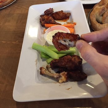Mellow Mushroom New Albany - Whole order of wings, split jerk and Thai chili, that is actively being ingested - Pizza Near Me - New Albany, Ohio Mellow Mushroom New Albany - Whole order of wings, split jerk and Thai chili, that is actively being ingested - Pizza Near Me - New Albany, Ohio