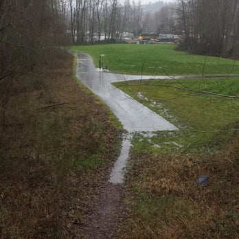 Sumner Link Trail - Link Trail from bridge - Hiking Near Me - Sumner, Washington