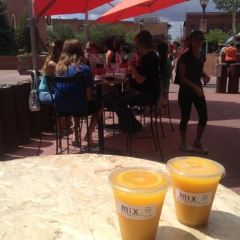 MIX Flagstaff - View on the tables outside - Coffee & Tea Near Me - Flagstaff, Arizona MIX Flagstaff - View on the tables outside - Coffee & Tea Near Me - Flagstaff, Arizona
