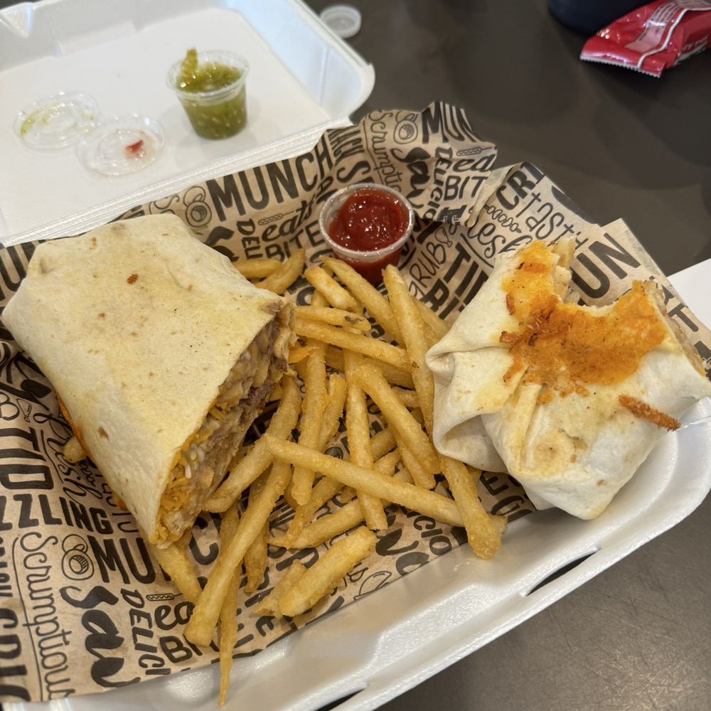 El Charro Negro - California Burrito and it comes with fries. - Mexican Near Me - Torrey, Utah