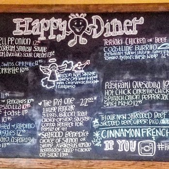 Happy Diner - Sample board menu - Diners Near Me - San Pedro, California Happy Diner - Sample board menu - Diners Near Me - San Pedro, California