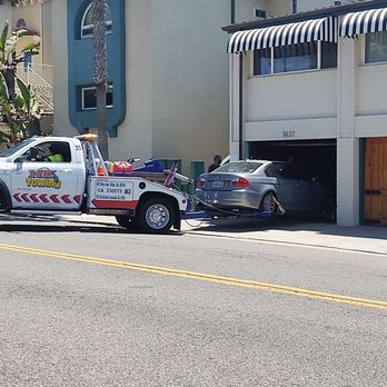 NK Towing - Four wheel dolly for locked BMW! - Towing Near Me - Oceanside, California