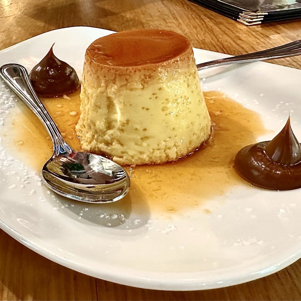 El Patio - This dessert was spectacular. The creamy flan and caramel dulce las leches was the perfect way to end the meal. - Argentine Near Me - Rockville, Maryland El Patio - This dessert was spectacular. The creamy flan and caramel dulce las leches was the perfect way to end the meal. - Argentine Near Me - Rockville, Maryland
