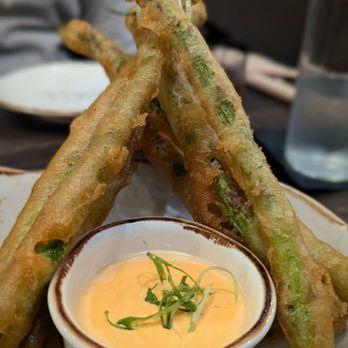 Bistro 120 - Topo Chico Asparagus Fries - New American Near Me - Oakdale, California Bistro 120 - Topo Chico Asparagus Fries - New American Near Me - Oakdale, California