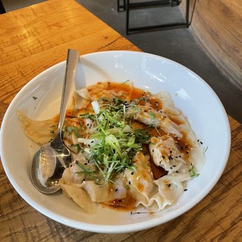 California Pizza Kitchen - Schezwan chicken dumplings - Pizza Near Me - Paramus, New Jersey