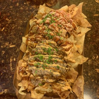 Kehau's Kitchen - Poke pork nachos - Hawaiian Near Me - Aiea, Hawaii Kehau's Kitchen - Poke pork nachos - Hawaiian Near Me - Aiea, Hawaii