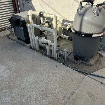 ACE Pool Repair & Remodel - New pool filter, chlorinator, and heater system. - Pool Cleaners Near Me - Fullerton, California