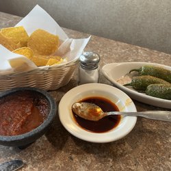 Mexico Lindo Y Que Rico - Salsa and chips and extra spicy oil