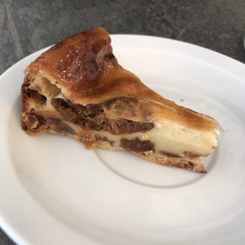 Le Far Breton - a slice of dessert on a plate - Bakeries Near Me - Montreal, Quebec