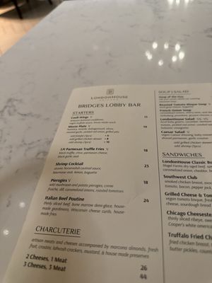Menu photo 1 Bridges Lobby Bar Chicago, IL Menu photo 1 Bridges Lobby Bar Chicago, IL