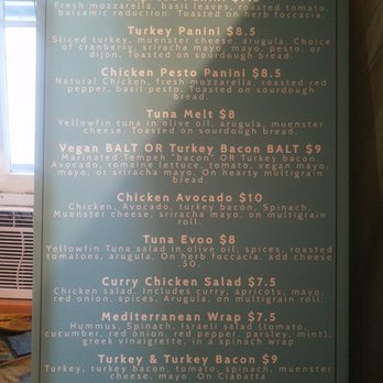 The Juice Room - a menu for sandwiches - Juice Bars & Smoothies Near Me - Philadelphia, Pennsylvania
