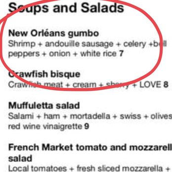 Bishops Quarter - Menu description of the Gumbo - Wine Bars Near Me - Loveland, Ohio Bishops Quarter - Menu description of the Gumbo - Wine Bars Near Me - Loveland, Ohio
