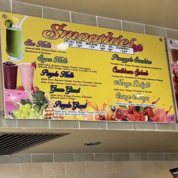 Sunshine Smoothies & Coffee - menu and prices - Juice Bars & Smoothies Near Me - Vallejo, California