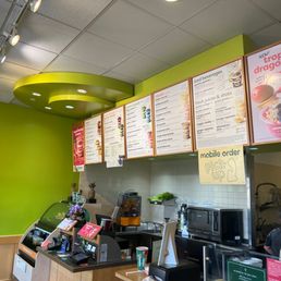 menus on the wall of a fast food restaurant menus on the wall of a fast food restaurant