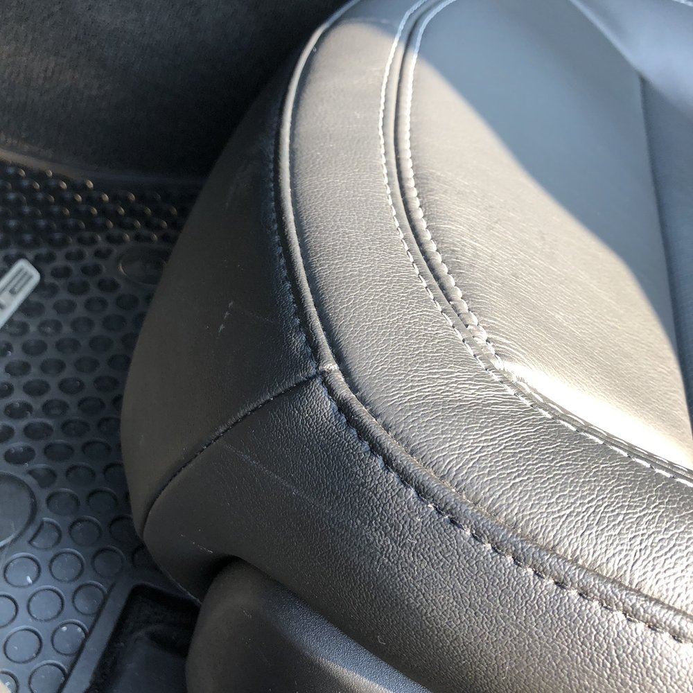 Hedricks Chevrolet - Scratches on driver's seat. - Car Dealers Near Me - Clovis, California
