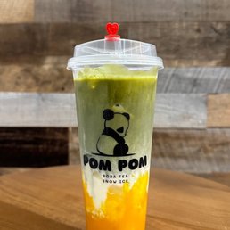 Mango Matcha Latte