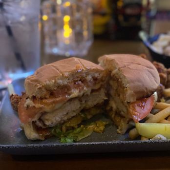 Wiseguys Bar & Grill - Godfathers fried chicken sandwich - Cocktail Bars Near Me - Myrtle Beach, South Carolina Wiseguys Bar & Grill - Godfathers fried chicken sandwich - Cocktail Bars Near Me - Myrtle Beach, South Carolina