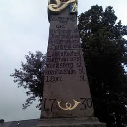 Distanzsäule Markt Oberwiesenthal