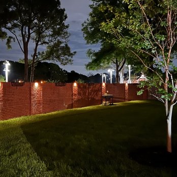 Texans Outdoor Lighting - Down lighting on the fence - Lighting Fixtures & Equipment Near Me - Houston, Texas Texans Outdoor Lighting - Down lighting on the fence - Lighting Fixtures & Equipment Near Me - Houston, Texas