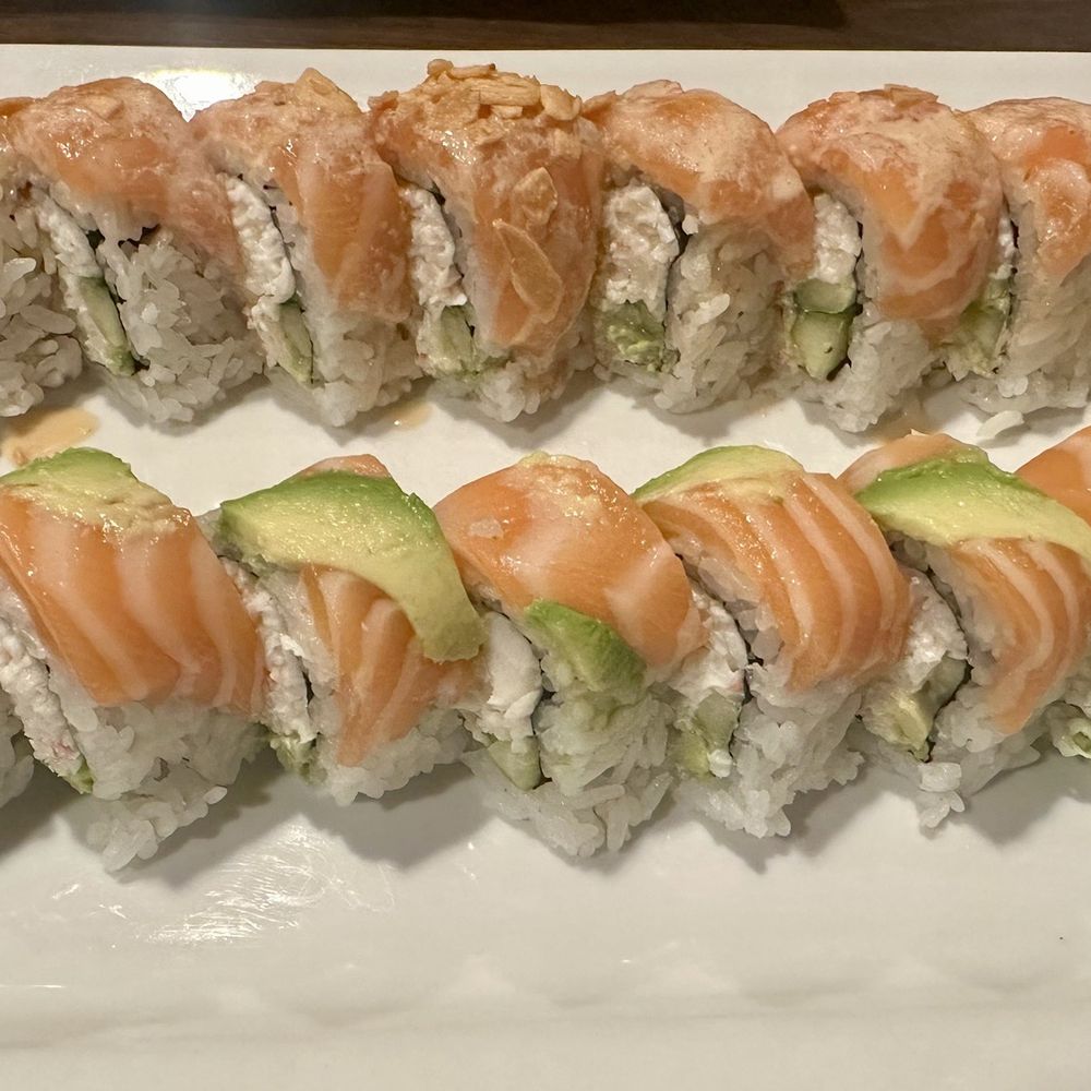 Sushi & Roll - Garlic Salmon & Orange Roll! - Sushi Bars Near Me - Covina, California Sushi & Roll - Garlic Salmon & Orange Roll! - Sushi Bars Near Me - Covina, California