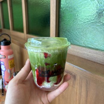 Café Matcha - Princess cake matcha latte - Coffee & Tea Near Me - Los Angeles, California
