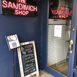 Exterior outside entrance of The Sandwich Shop - Brooklyn, New York Exterior outside entrance of The Sandwich Shop - Brooklyn, New York