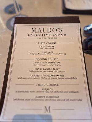 Menu photo 1 Maldo's Steak & Ocean Houston, TX Menu photo 1 Maldo's Steak & Ocean Houston, TX