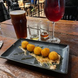 The Exchange Pub + Kitchen - Goat Cheese Fritters
