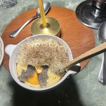 Saint Bibiana - Polenta with truffles and egg - Italian Near Me - Savannah, Georgia