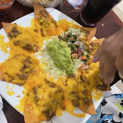 La Terraza Mexican Grill - Lunch special. Ground beef nachos