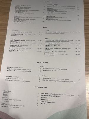 Menu photo 6 Cortina Seattle, WA
