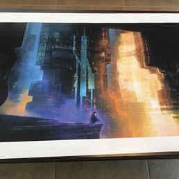 Large scale print of my artwork.