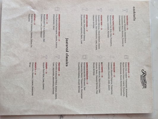 Menu photo 1 Relentless Brewing & Spirits Los Angeles, CA