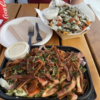 Cafe Du Liban - We shared Fattoush and Gyro Fries. Totally Yummy . - Middle Eastern Near Me - Tarzana, California Cafe Du Liban - We shared Fattoush and Gyro Fries. Totally Yummy . - Middle Eastern Near Me - Tarzana, California