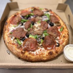 American Classic Pizzeria - Homemade Supreme Made by Hand at American Classic Pizza