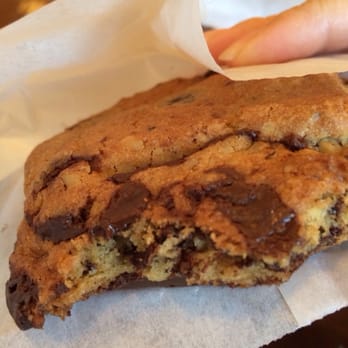 Le Gourmand - Chocolate chip and walnut cookie. I'm slowly developing a relationship with these cookies. - Coffee & Tea Near Me - Toronto, Ontario Le Gourmand - Chocolate chip and walnut cookie. I'm slowly developing a relationship with these cookies. - Coffee & Tea Near Me - Toronto, Ontario