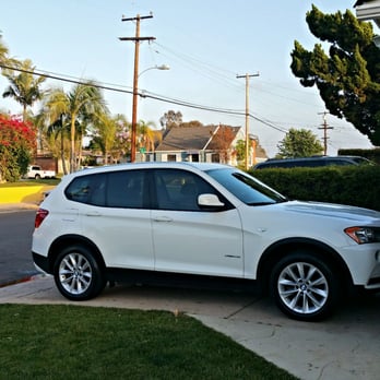 Tint Devil - 2013 BMW X3 with factory rear window tint and 35% up front. Looks great! - Auto Glass Services Near Me - San Diego, California Tint Devil - 2013 BMW X3 with factory rear window tint and 35% up front. Looks great! - Auto Glass Services Near Me - San Diego, California