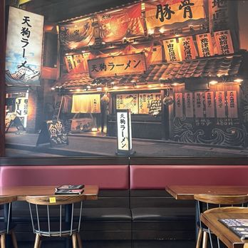 Ten Gu Ramen - loved this huge photo decor - Ramen Near Me - Oceanside, California
