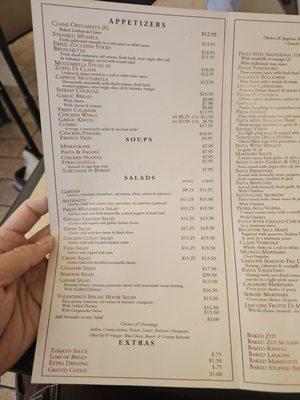 Menu photo 3 Valentino's Pizzeria & Restaurant Flushing, NY Menu photo 3 Valentino's Pizzeria & Restaurant Flushing, NY