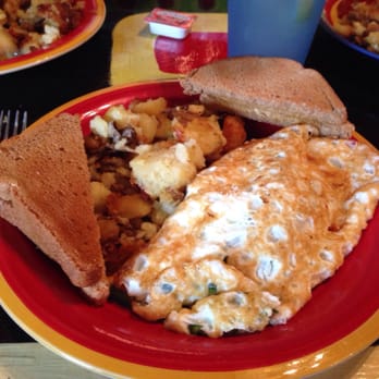 Soriano's Cafe - The Oliver Omelette - lump crabmeat, asparagus, and cheese.  YUM!!! - Pasta Shops Near Me - Peckville, Pennsylvania