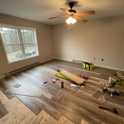 Hart Home Solutions - Almost done laying the LVP!