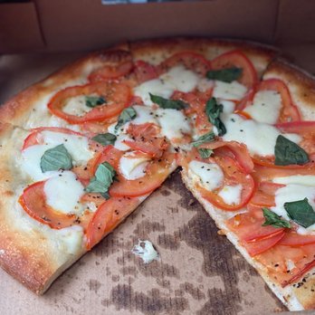 Blue Moon Pizza - Margherita Pizza - I took a bite and knew I had to leave a review. So I snapped a photo of my already eaten pizza. Sue me! - Pizza Near Me - Marietta, Georgia Blue Moon Pizza - Margherita Pizza - I took a bite and knew I had to leave a review. So I snapped a photo of my already eaten pizza. Sue me! - Pizza Near Me - Marietta, Georgia