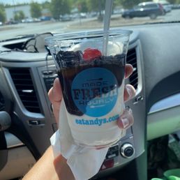 Oreo, hot fudge, caramel sundae! Oreo, hot fudge, caramel sundae!