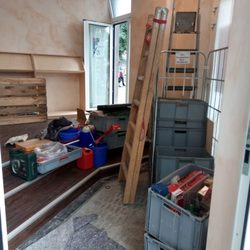 Barrique - Es gibt noch einiges zu tun bis zur Eröffnung / There is still a lot to do until the opening.
