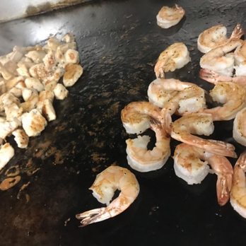 Mikado Japanese Express - shrimp being cooked on a grill - Japanese Near Me - Pearl, Mississippi Mikado Japanese Express - shrimp being cooked on a grill - Japanese Near Me - Pearl, Mississippi
