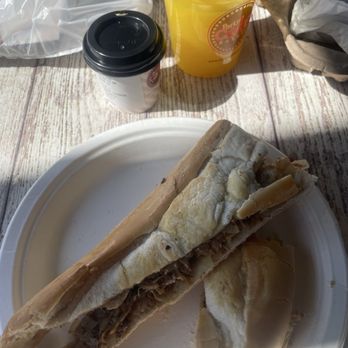 Party Cake Bakery - Pan con lechon, fresh squeezed OJ, and a cortadito - Bakeries Near Me - Miami, Florida Party Cake Bakery - Pan con lechon, fresh squeezed OJ, and a cortadito - Bakeries Near Me - Miami, Florida