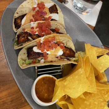Tommy Bahama - Blackened Mahi Mahi Tacos - Seafood Near Me - Plano, Texas Tommy Bahama - Blackened Mahi Mahi Tacos - Seafood Near Me - Plano, Texas