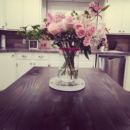 Lilies as big as my hand and roses in the softest pink. Swoon Lilies as big as my hand and roses in the softest pink. Swoon