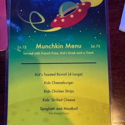 The Haven - Kids menu as of 4/19/23