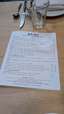 Menu photo 4 State Bird Provisions San Francisco, CA